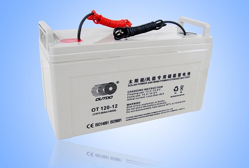 引线式太阳能专用胶体蓄电池12V120AH/OT120-12
